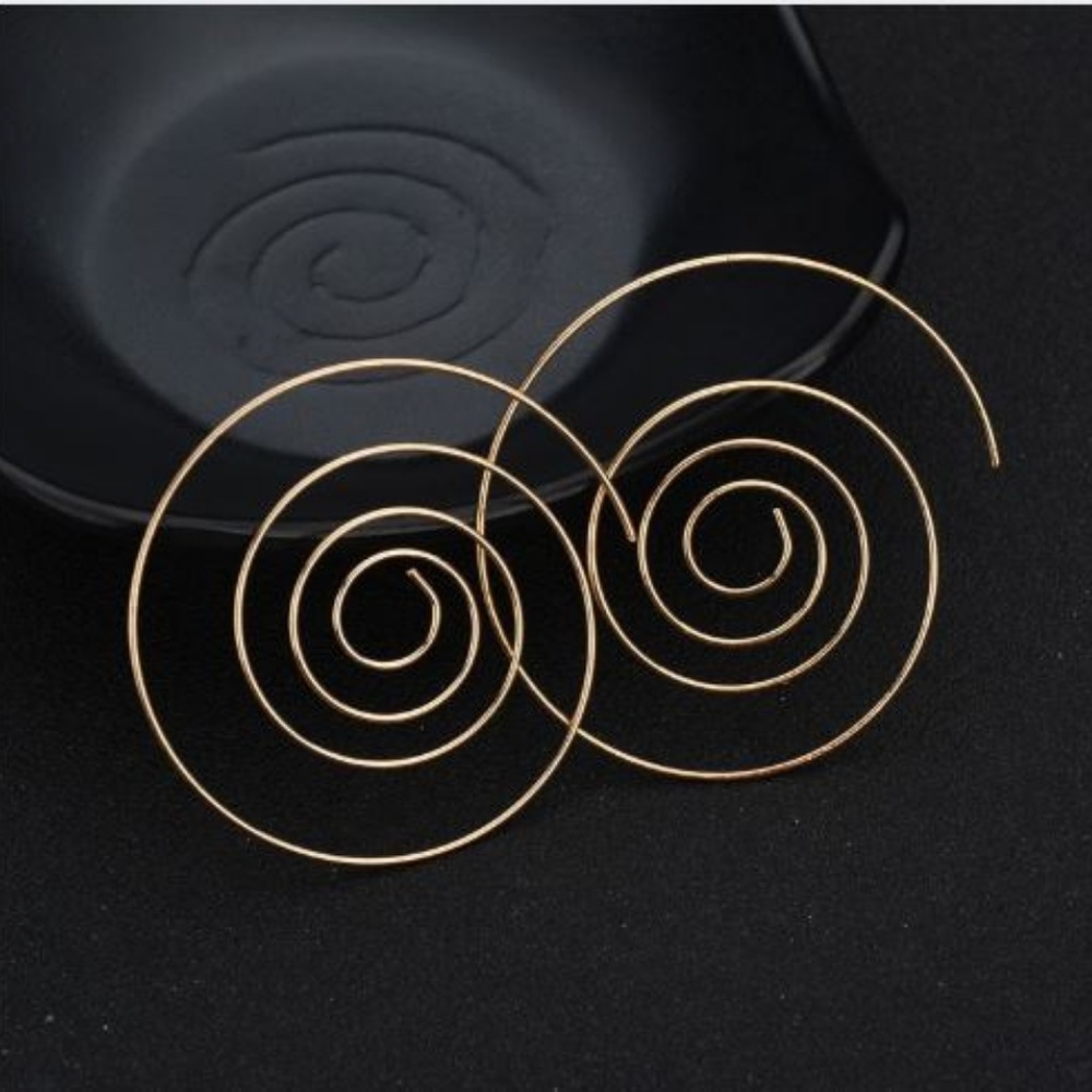 Statement ๐ฅHyperbole Spiral Stud Earrings - Picture 4 of 4